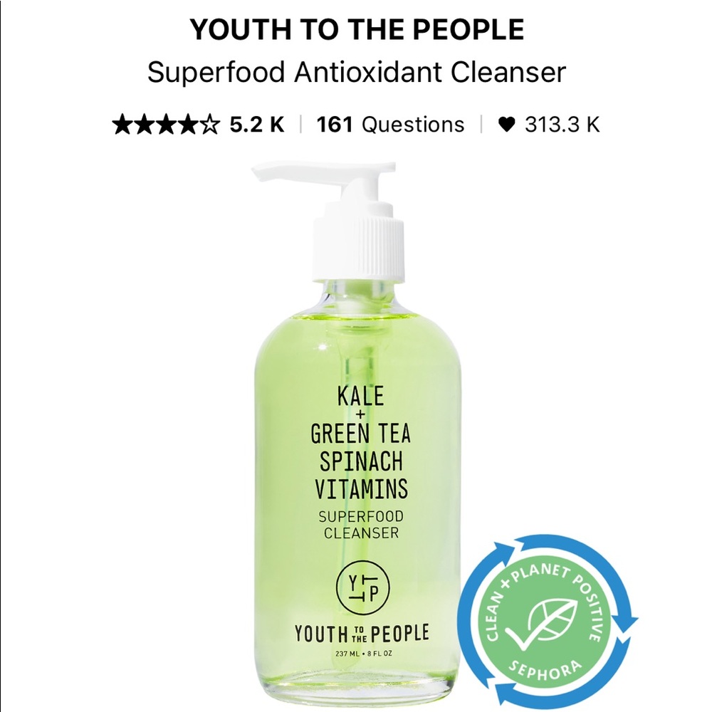 NWT Youth to the People Super Food Cleanser